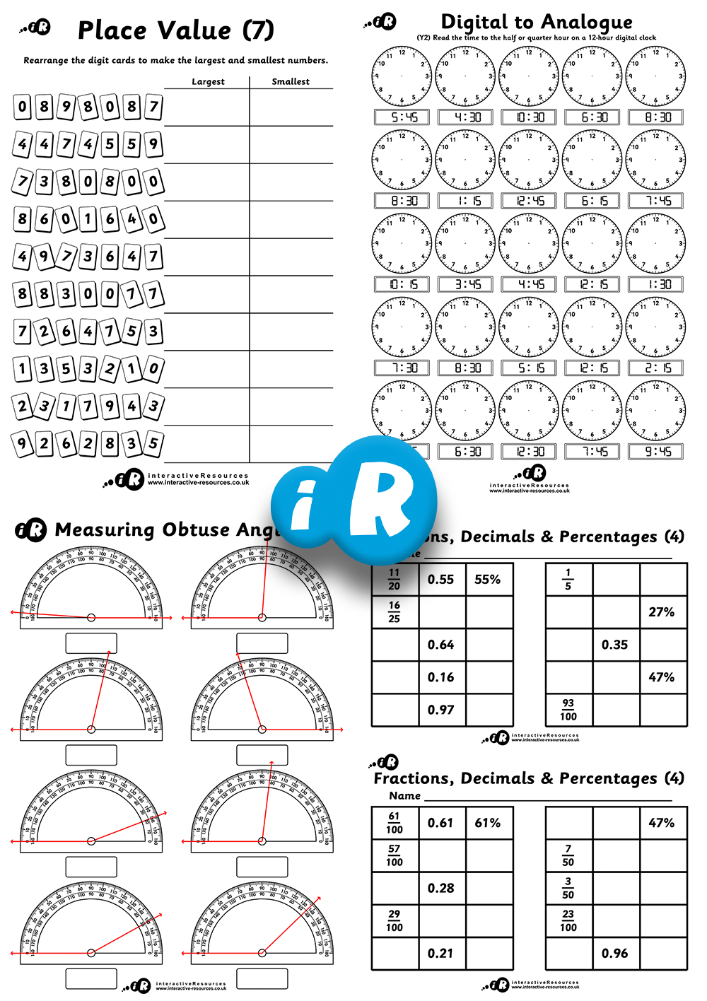 Pimary Worksheets